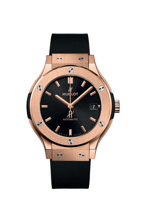 hublot classic mit kautschukband|Classic Fusion King Gold 38 mm .